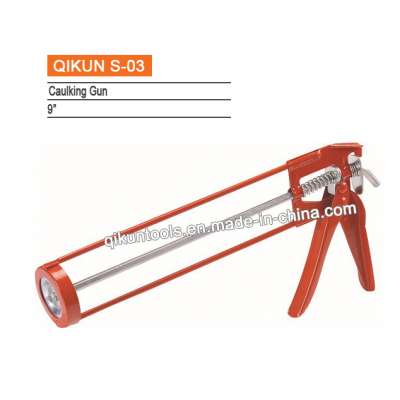 S-03 Double Cartridges Skeleton Caulking Gun